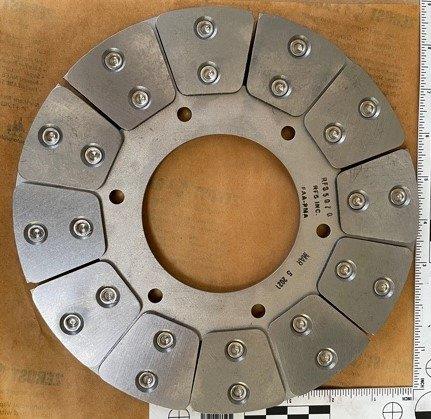 Back Plate Sub-Assembly RFS5070 for Learjet 25, Learjet 31, Learjet 35, Learjet 35A, Learjet 36A, Learjet 55 Brakes