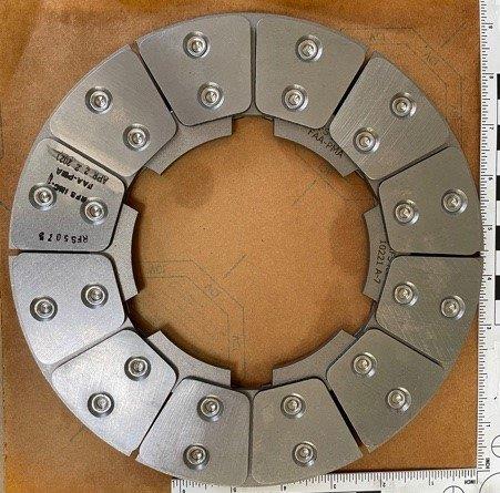 Stationary Disc Sub-Assembly RFS5075 for Learjet 25, Learjet 31, Learjet 35, Learjet 35A, Learjet 36A, Learjet 55 Brakes